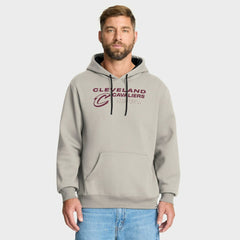 Cleveland Cavaliers Crossover Collection Blocked Shot Premium Pullover Hoodie Off White