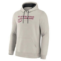 Cleveland Cavaliers Crossover Collection Blocked Shot Premium Pullover Hoodie Off White