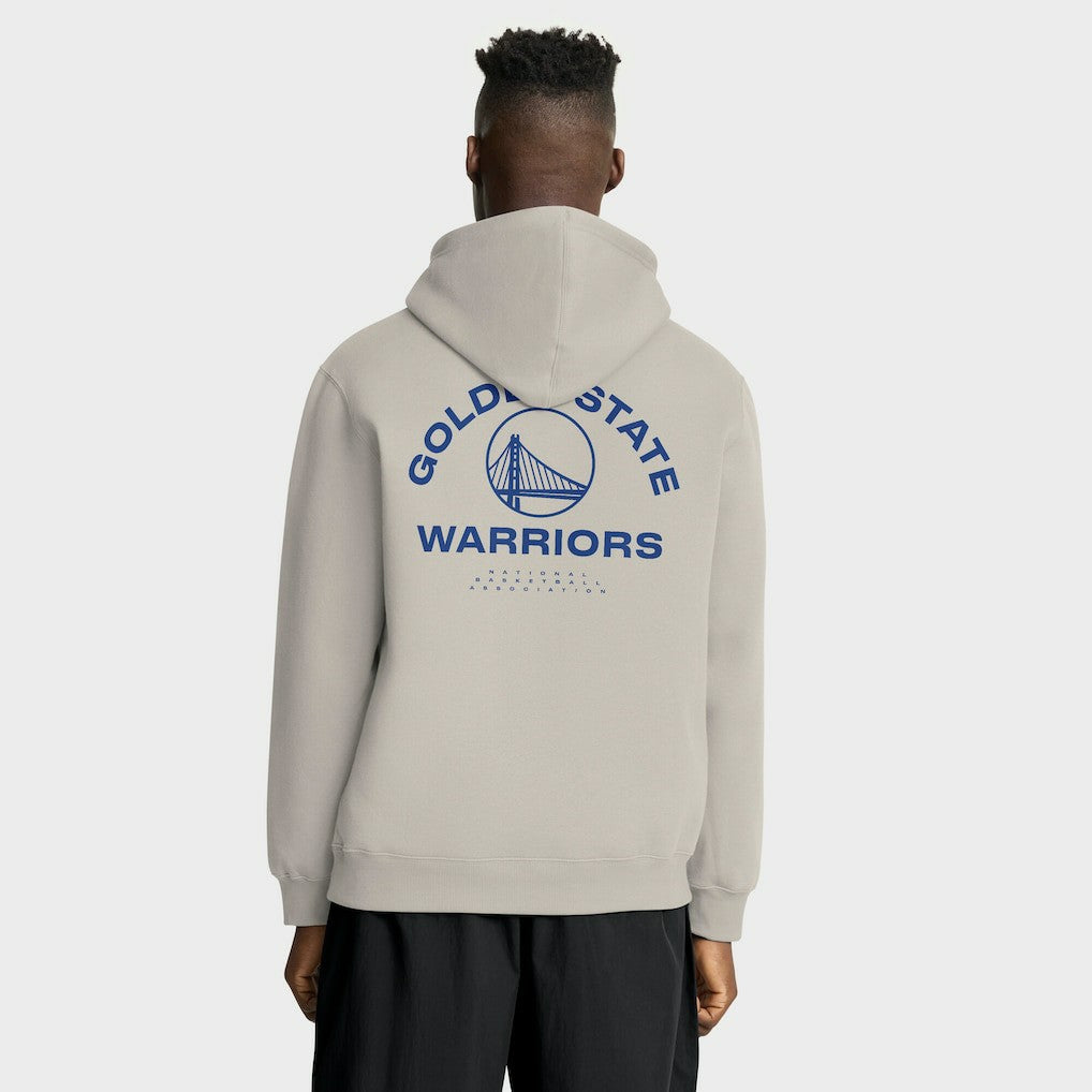 Golden State Warriors Crossover Collection Blocked Shot Premium Pullover Hoodie Off White