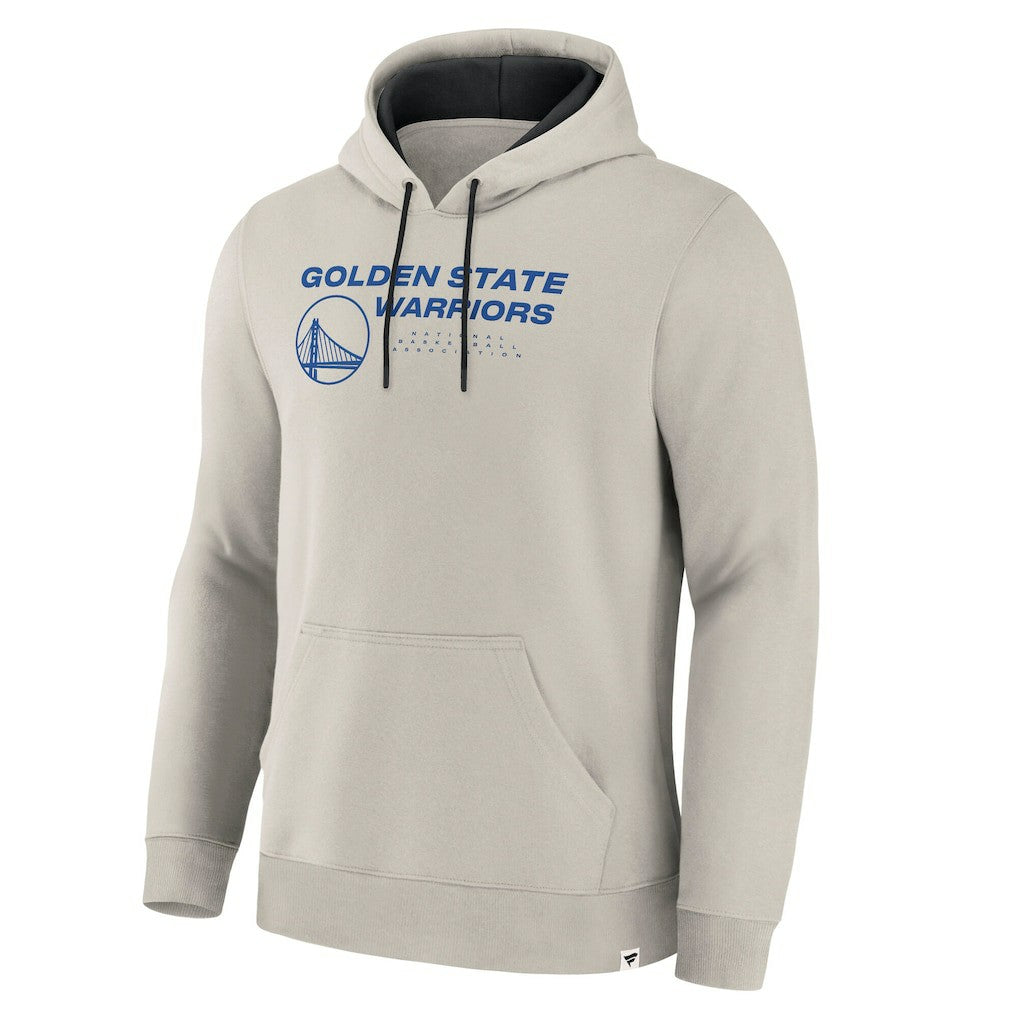 Golden State Warriors Crossover Collection Blocked Shot Premium Pullover Hoodie Off White