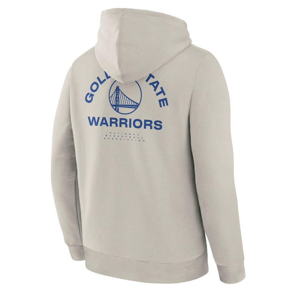 Golden State Warriors Crossover Collection Blocked Shot Premium Pullover Hoodie Off White