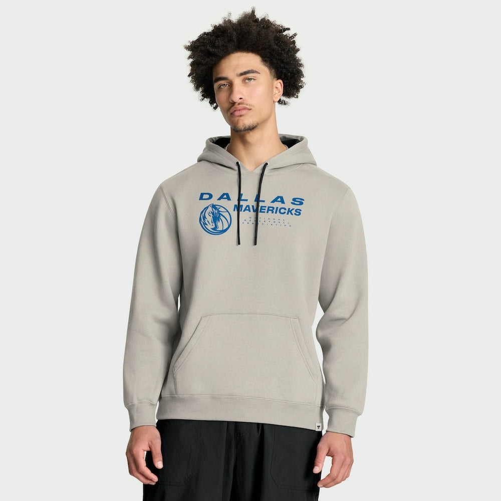 Dallas Mavericks Crossover Collection Blocked Shot Premium Pullover Hoodie Off White