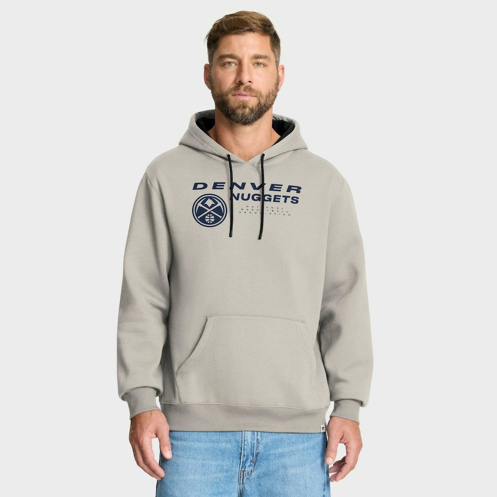 Denver Nuggets Crossover Collection Blocked Shot Premium Pullover Hoodie Off White