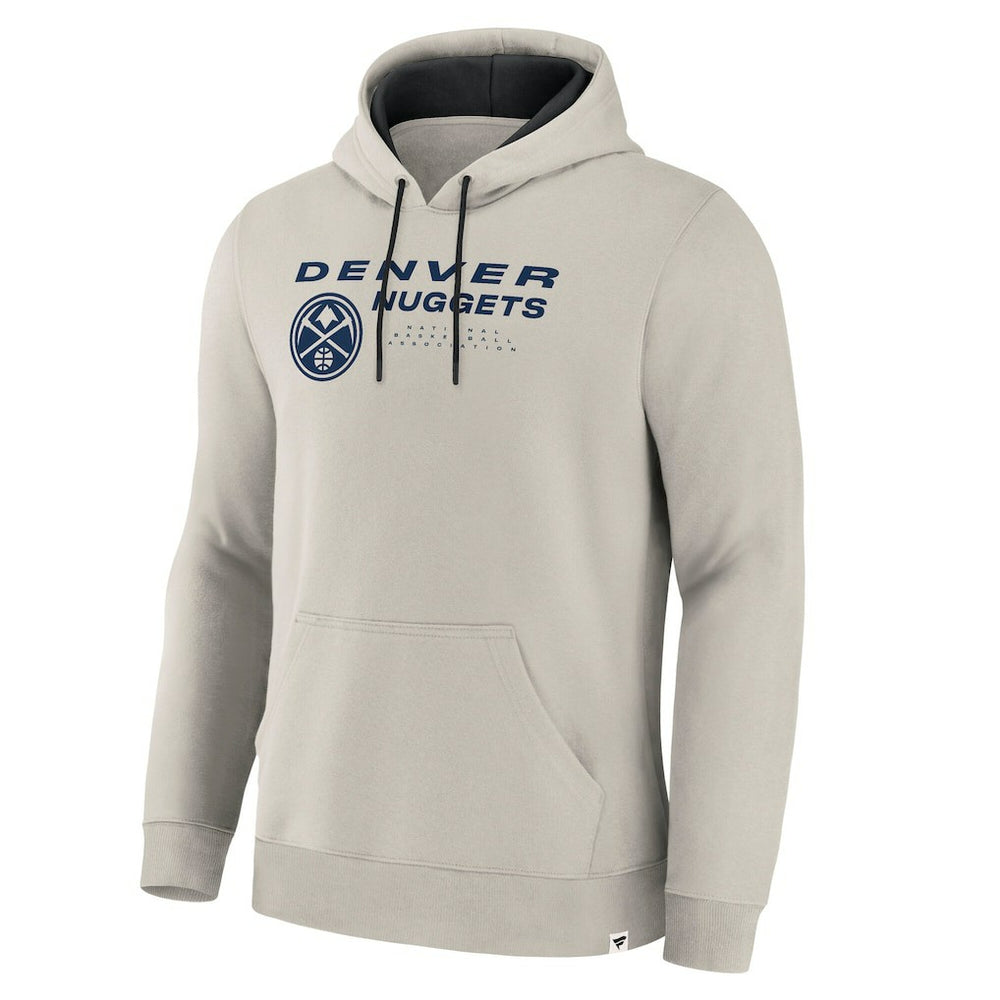 Denver Nuggets Crossover Collection Blocked Shot Premium Pullover Hoodie Off White