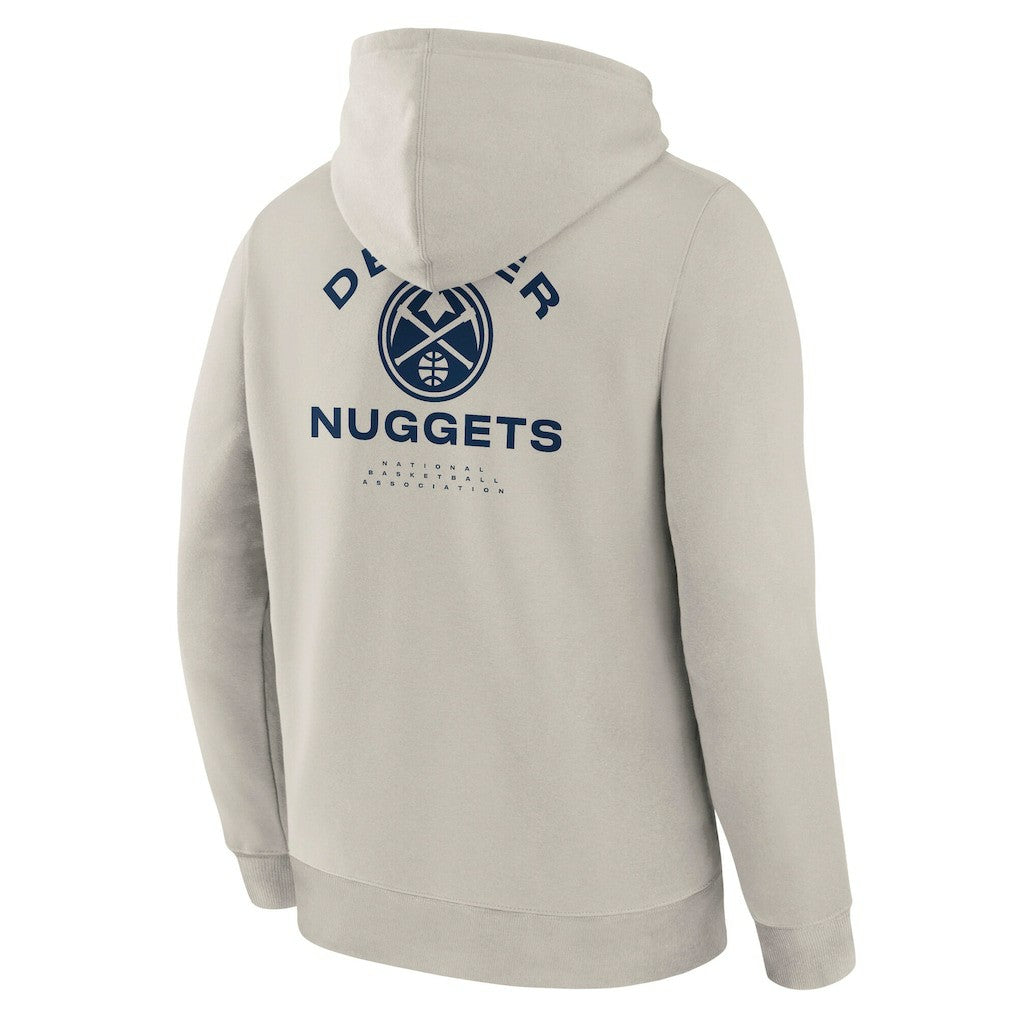 Denver Nuggets Crossover Collection Blocked Shot Premium Pullover Hoodie Off White