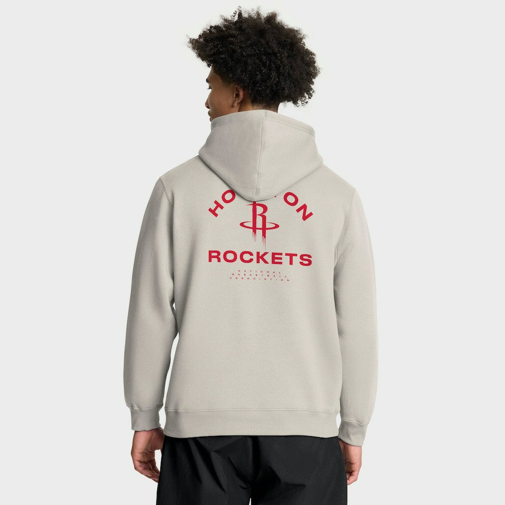 Houston Rockets Crossover Collection Blocked Shot Premium Pullover Hoodie Off White