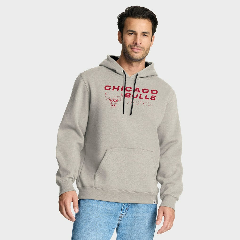 Chicago Bulls Crossover Collection Blocked Shot Premium Pullover Hoodie Off White