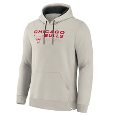 Chicago Bulls Crossover Collection Blocked Shot Premium Pullover Hoodie Off White