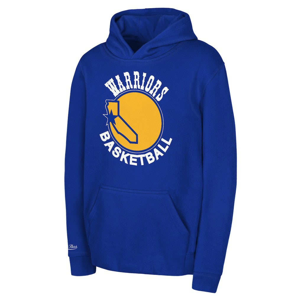 Golden State Warriors Preschool Retro Logo Pullover Hoodie Royal