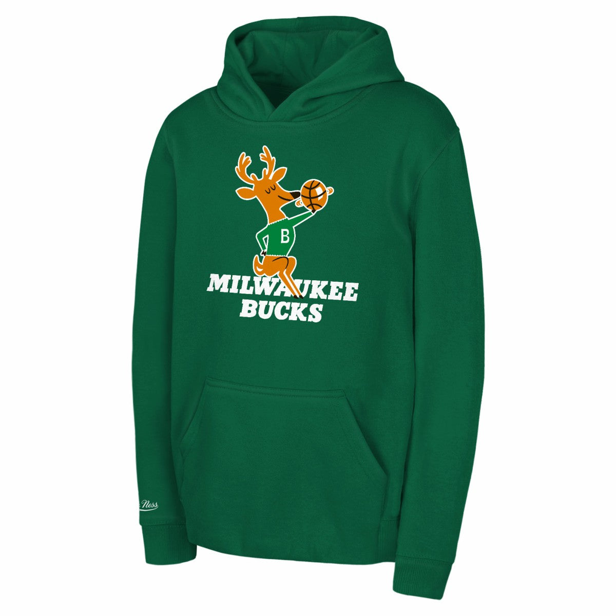 Milwaukee Bucks Preschool Retro Logo Pullover Hoodie Green