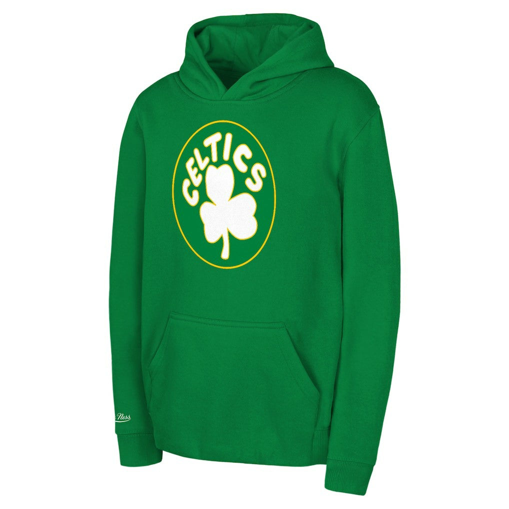 Boston Celtics Preschool Retro Logo Pullover Hoodie Kelly Green