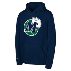 Dallas Mavericks Preschool Retro Logo Pullover Hoodie Navy
