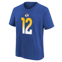 Puka Nacua Los Angeles Rams Youth Player Name & Number T-Shirt Royal