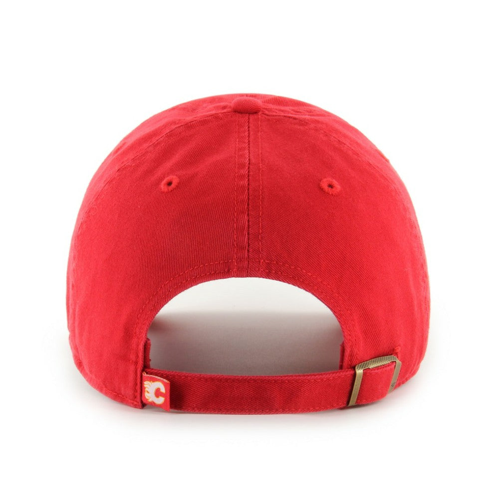 NHL Calgary Flames '47 Core Logo Clean Up Adjustable Hat - Red