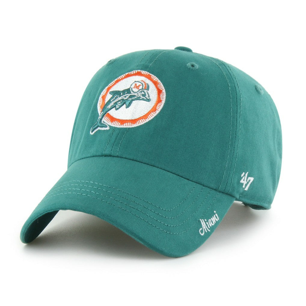 Miami Dolphins '47 Women's Miata Clean Up Adjustable Hat Aqua