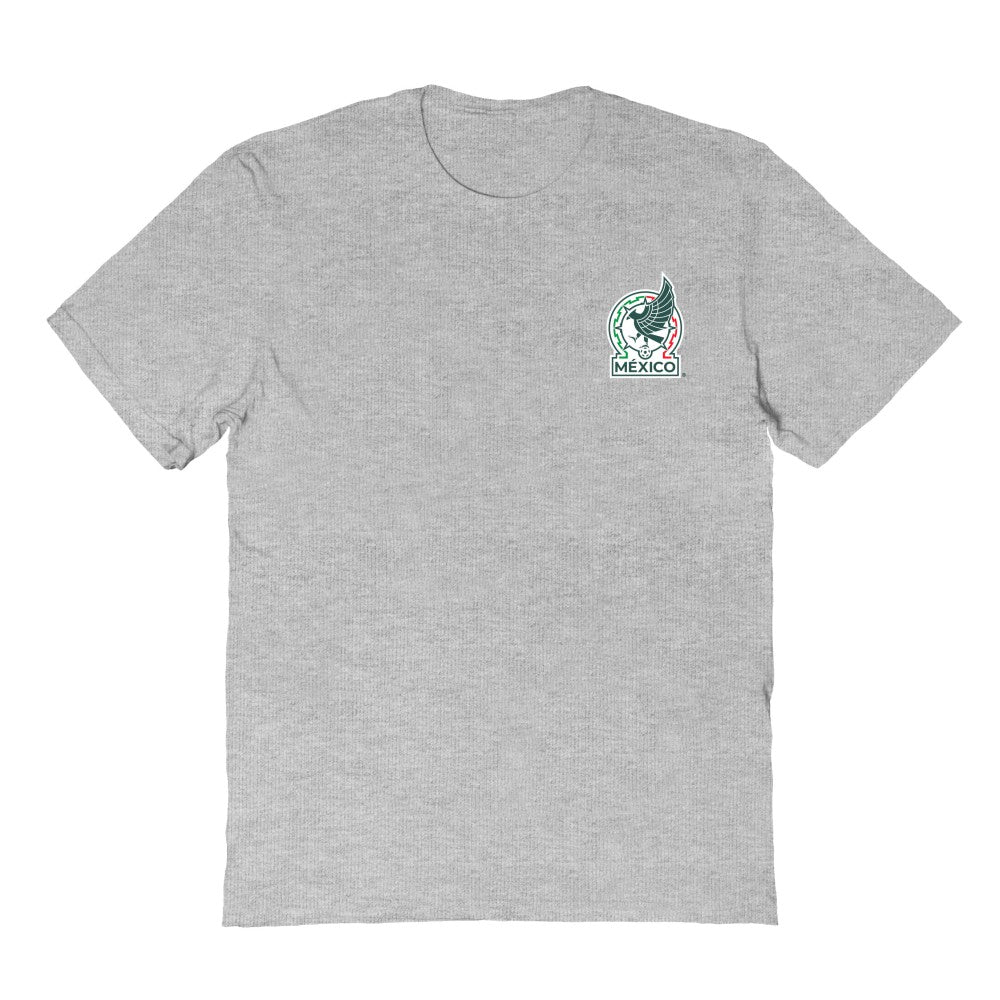 Mexico National Team Vive La Fete Women's Impressions Artwork T-Shirt Heather Gray sale