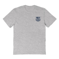 Barcelona Vive La Fete Women's Impressions Artwork T-Shirt Heather Gray sale