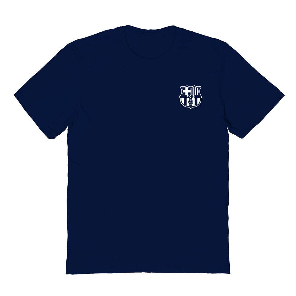Barcelona Vive La Fete Women's Impressions Artwork T-Shirt Navy