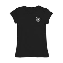 Germany National Team Vive La Fete Girls Youth Color Badge Fitted T-Shirt Black sale