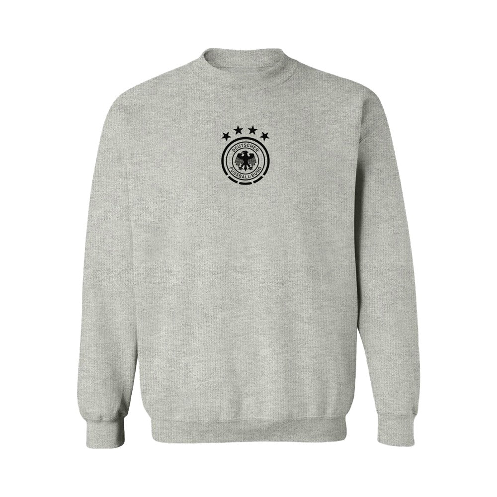 Germany National Team Vive La Fete Women's Color Badge Pullover Sweatshirt Heather Gray shop