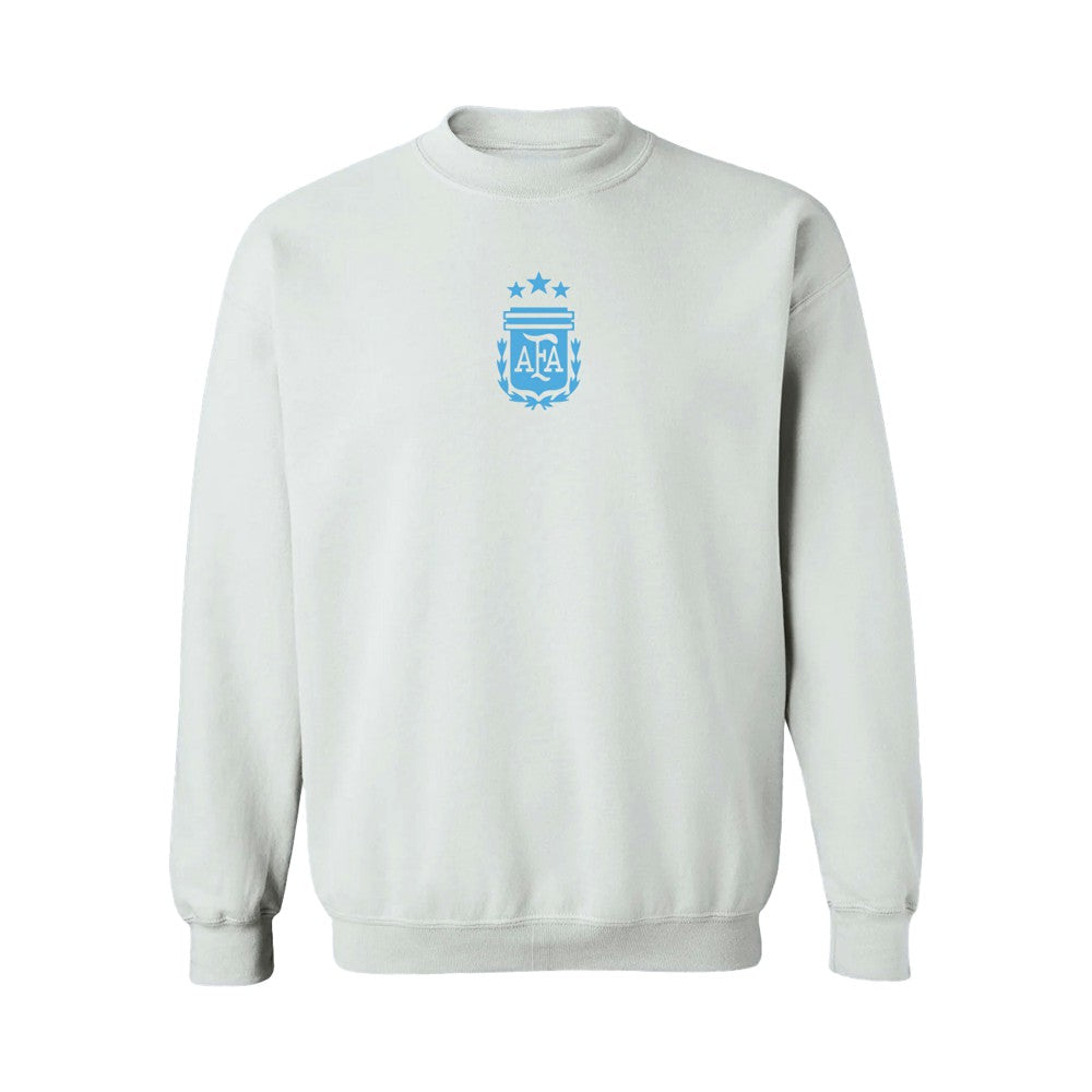 Argentina National Team Vive La Fete Women's Color Badge Pullover Sweatshirt White