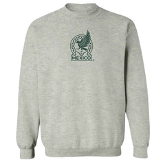 Mexico National Team Vive La Fete Women's Color Badge Pullover Sweatshirt Heather Gray sale