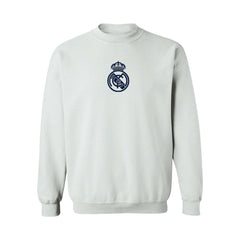 Real Madrid Vive La Fete Women's Color Badge Pullover Sweatshirt White