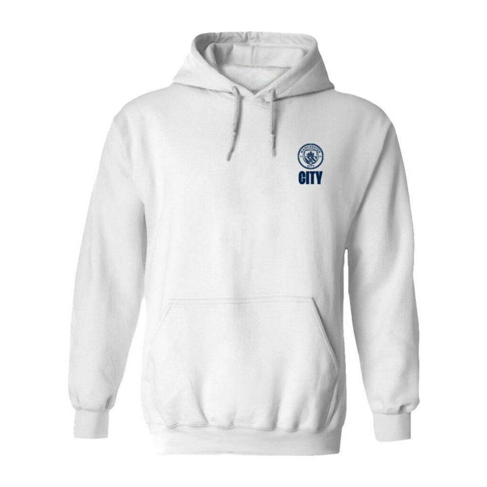 Manchester City Vive La Fete Women's Color Badge Pullover Hoodie White shop