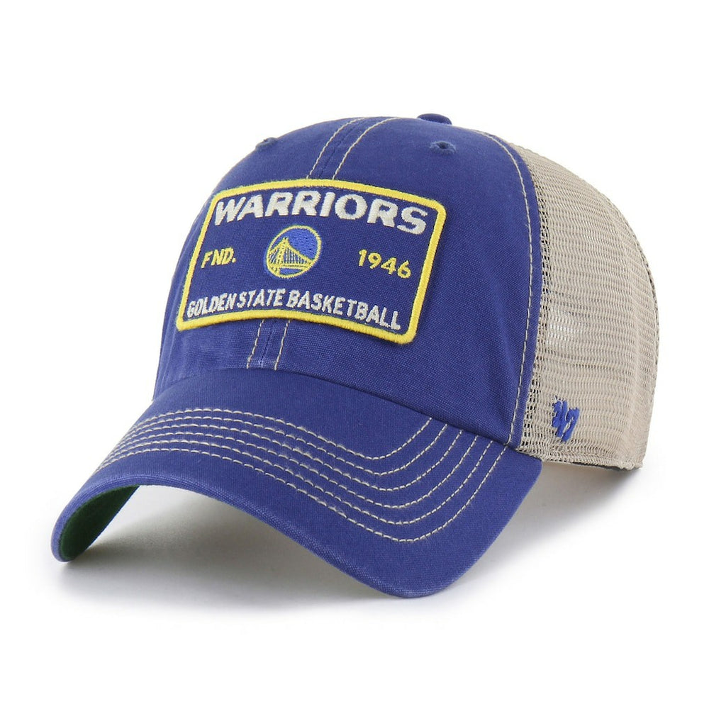 Golden State Warriors '47 Wabash Patch Clean Up Adjustable Hat Royal/Tan