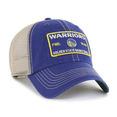 Golden State Warriors '47 Wabash Patch Clean Up Adjustable Hat Royal/Tan