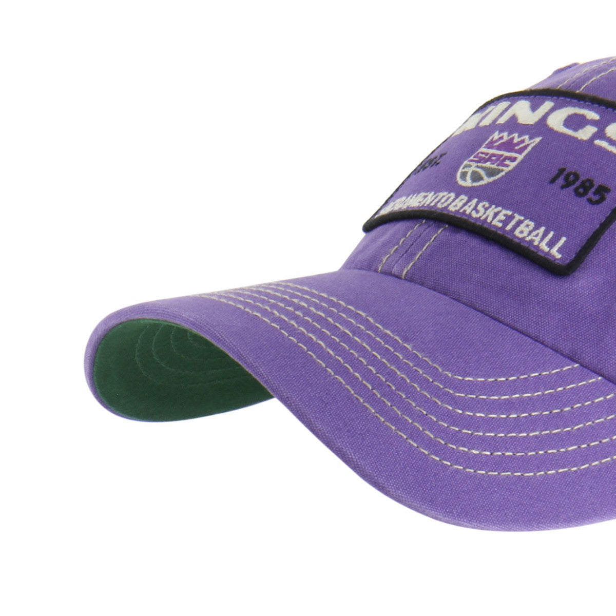 Sacramento Kings '47 Wabash Patch Clean Up Adjustable Hat Purple/Tan