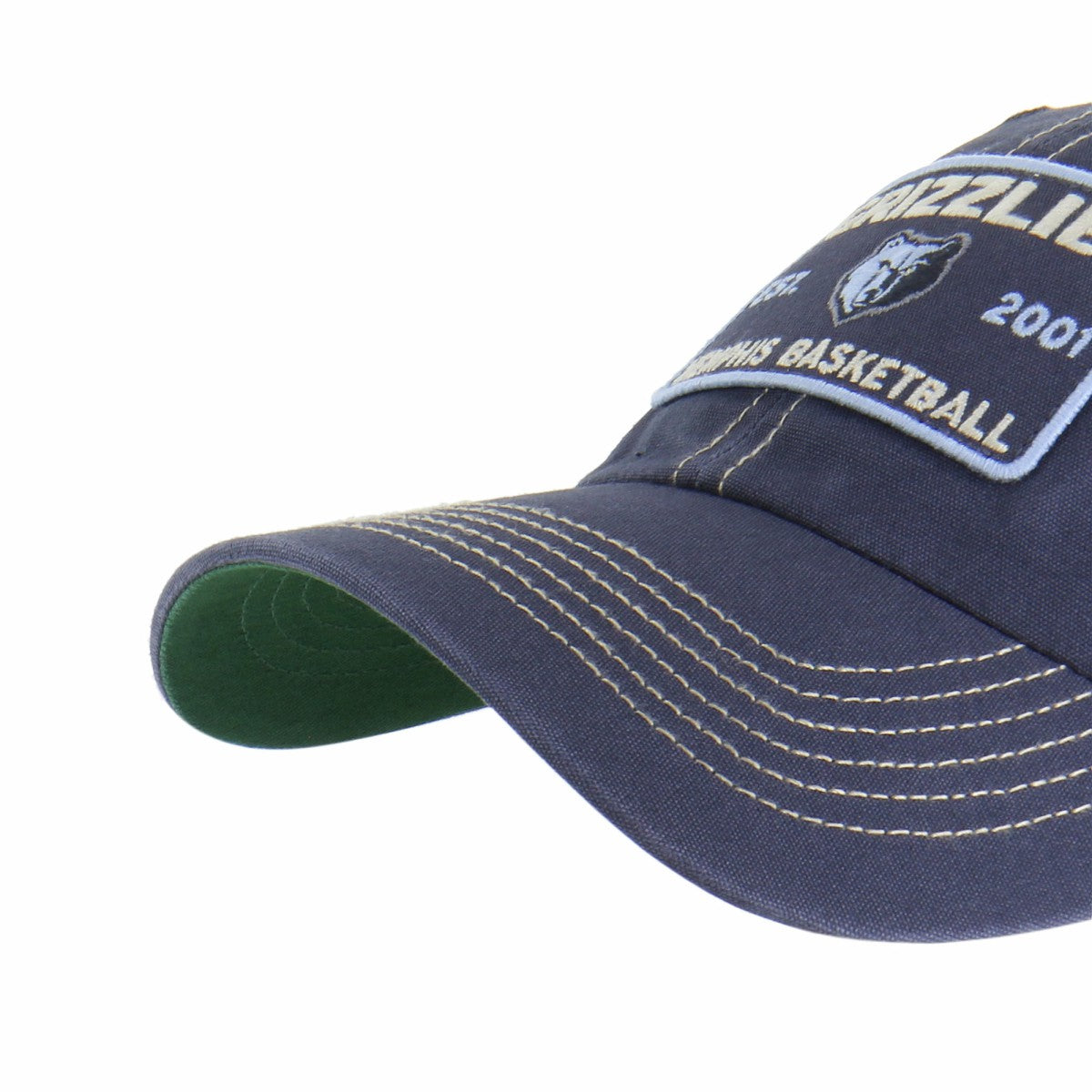 Memphis Grizzlies '47 Wabash Patch Clean Up Adjustable Hat Navy/Tan