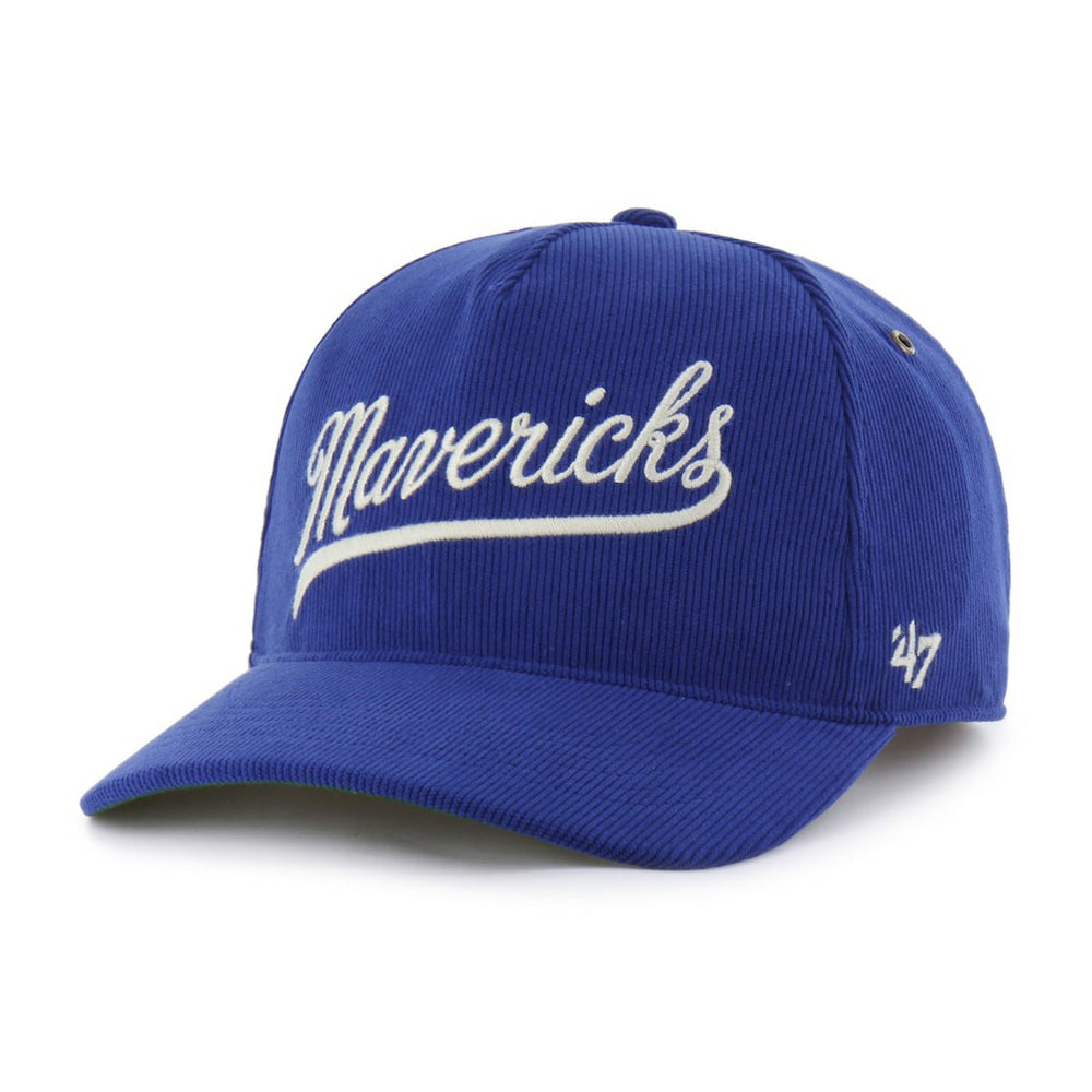 Dallas Mavericks '47 Golden Age Relaxed Corduroy Hitch Adjustable Hat Royal