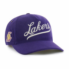 Los Angeles Lakers '47 Golden Age Relaxed Corduroy Hitch Adjustable Hat Purple