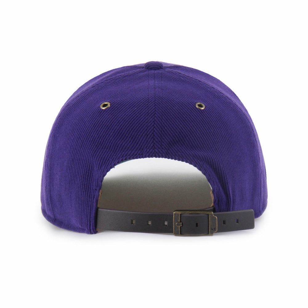 Los Angeles Lakers '47 Golden Age Relaxed Corduroy Hitch Adjustable Hat Purple