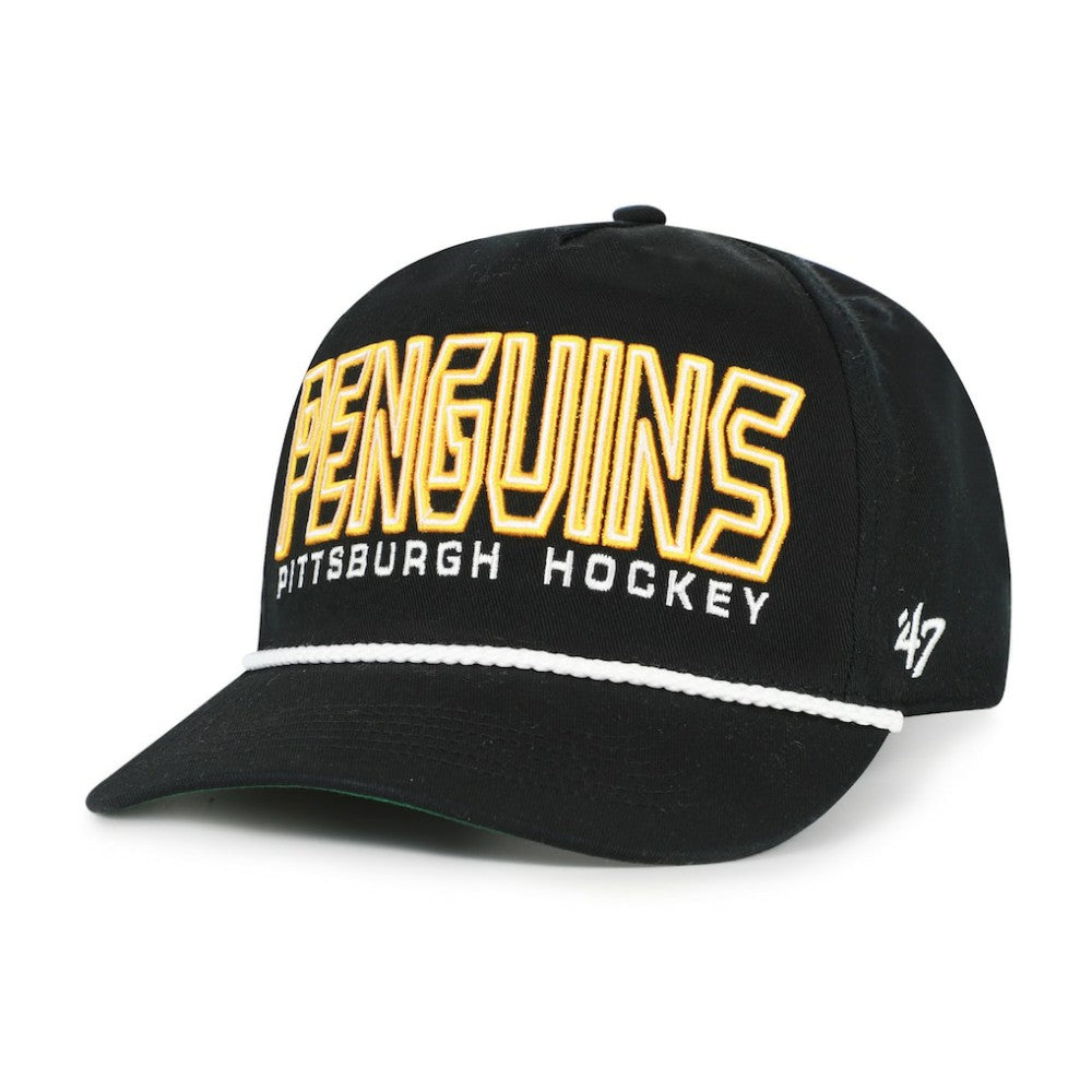 NHL Pittsburgh Penguins '47 Byline Hitch Adjustable Hat - Black