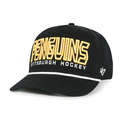 NHL Pittsburgh Penguins '47 Byline Hitch Adjustable Hat - Black