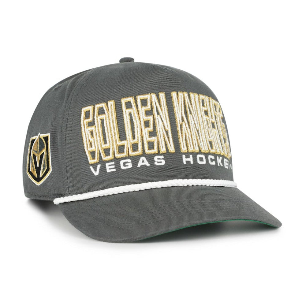 NHL Vegas Golden Knights '47 Byline Hitch Adjustable Hat - Charcoal