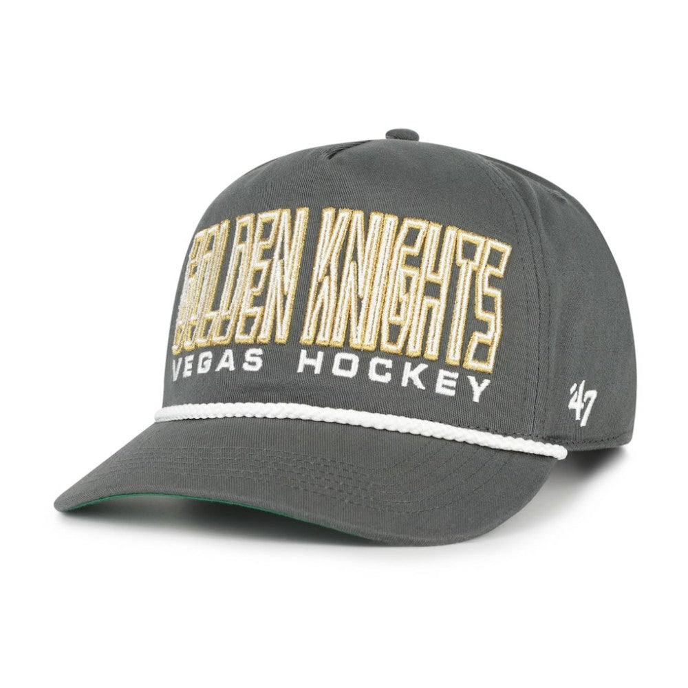 NHL Vegas Golden Knights '47 Byline Hitch Adjustable Hat - Charcoal