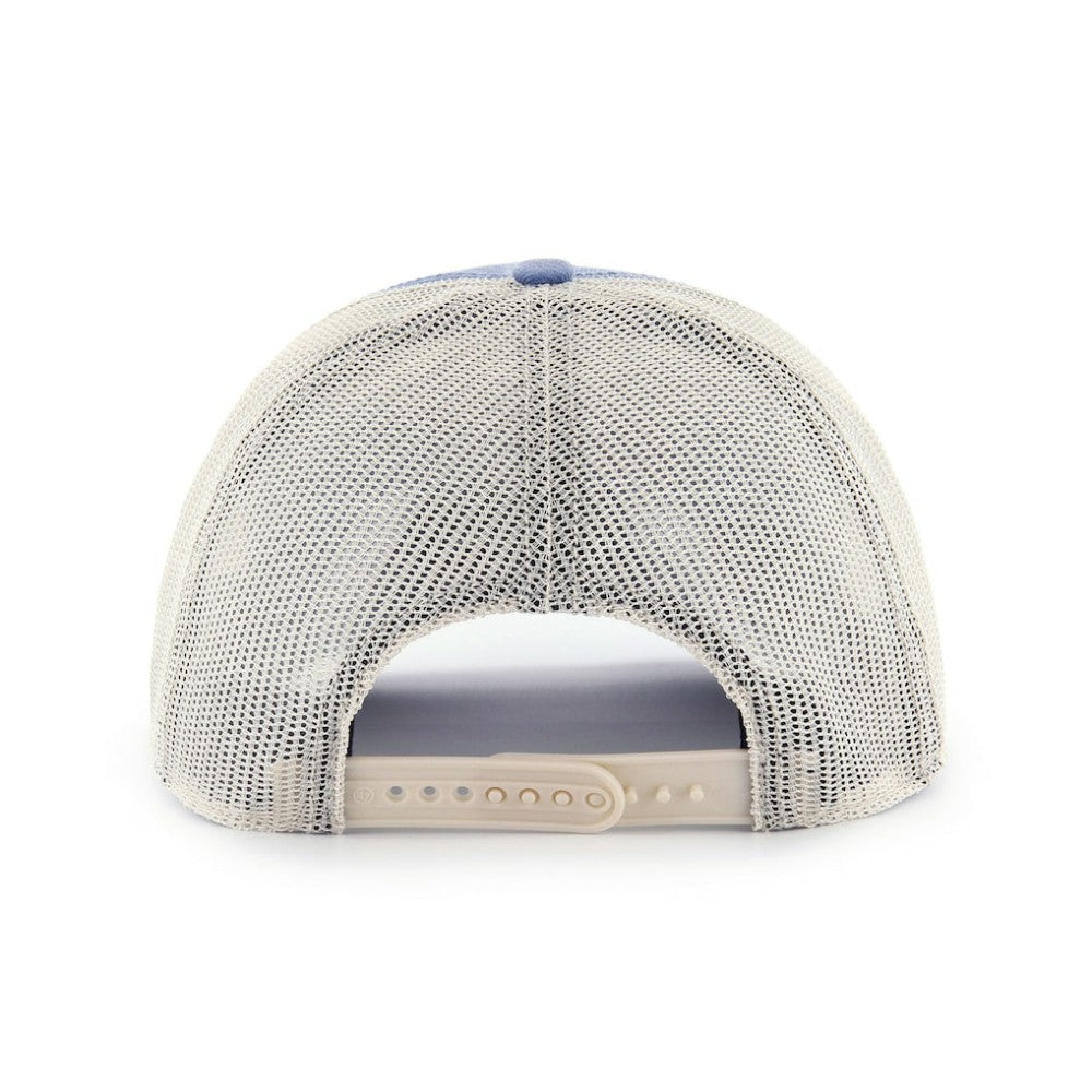 NHL New York Rangers '47 Canteen Pigment Dyed Patch Trucker Adjustable Hat - Blue