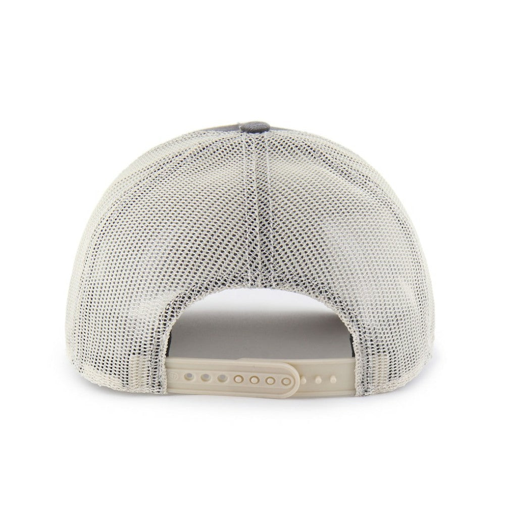 NHL Pittsburgh Penguins '47 Canteen Pigment Dyed Patch Trucker Adjustable Hat - Charcoal