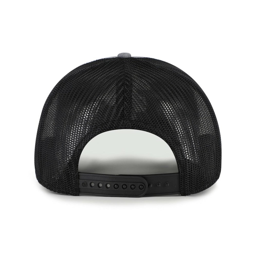NHL Boston Bruins '47 Carbon Rope Trucker Adjustable Hat - Gray