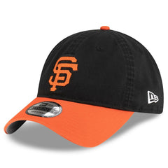 San Francisco Giants OVO x New Era Washed 9TWENTY Adjustable Hat - Black/Orange Hats