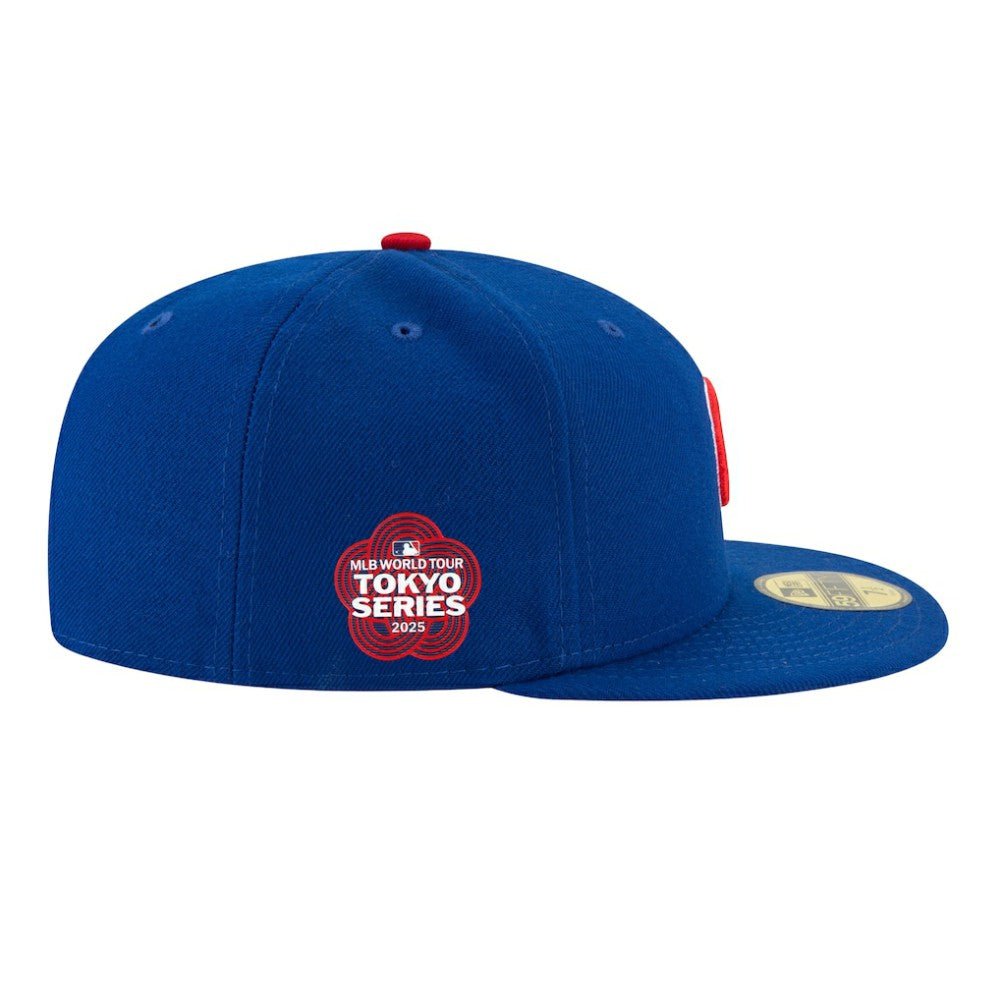 Chicago Cubs New Era 2025 MLB World Tour: Tokyo Series Side Patch 59FIFTY Fitted Hat - Royal Hats
