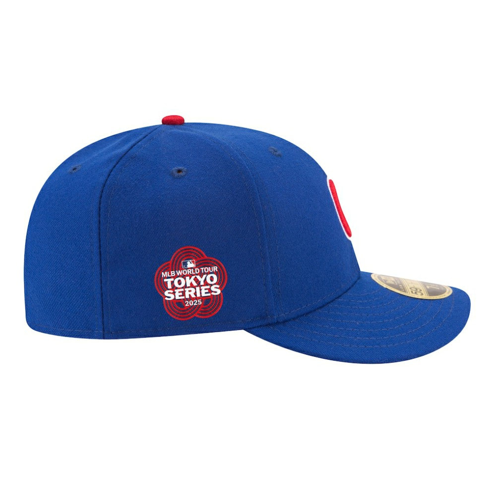 Chicago Cubs New Era 2025 MLB World Tour: Tokyo Series Side Patch Low Profile 59FIFTY Fitted Hat - Royal Hats