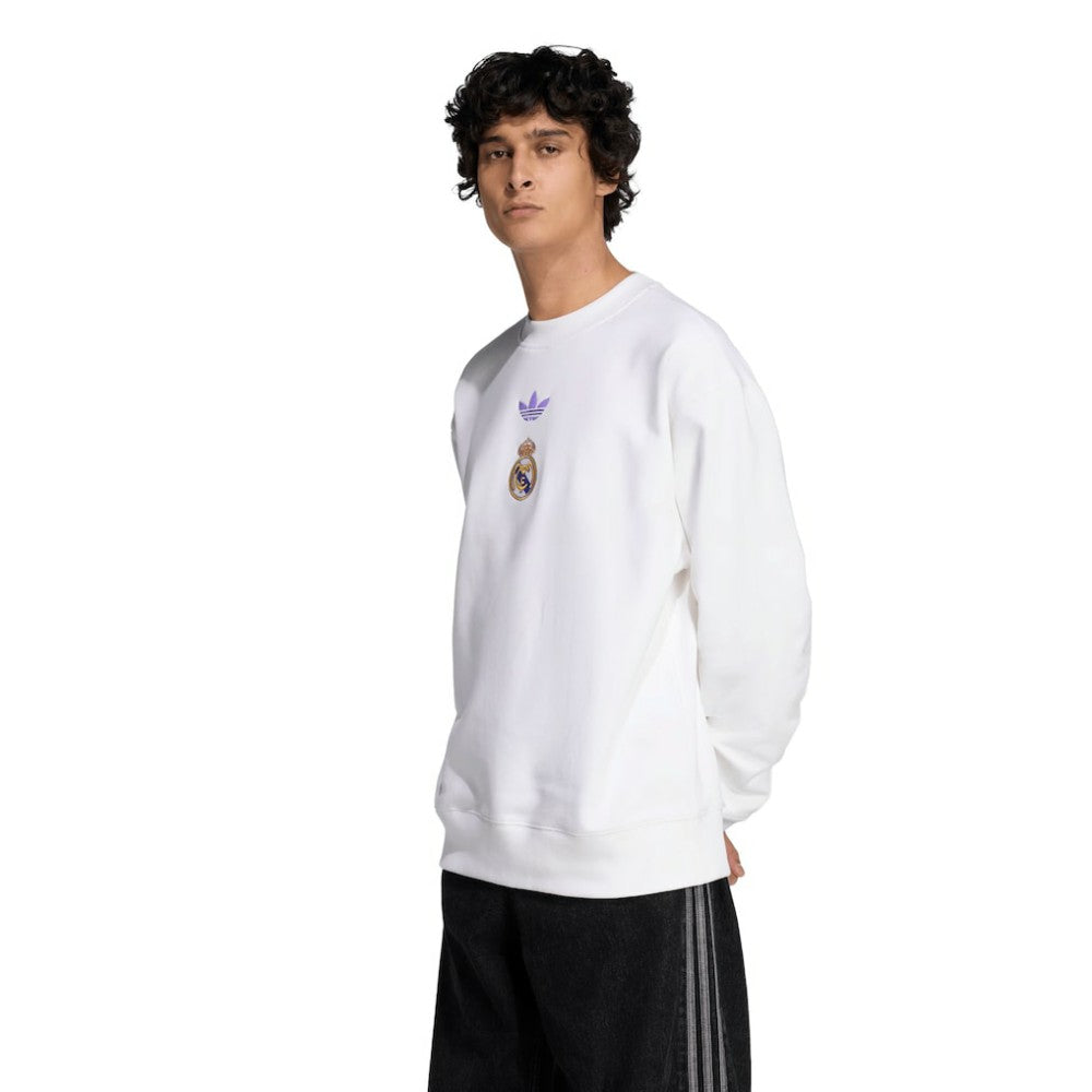 Real Madrid Lifestyler Sweatshirt White