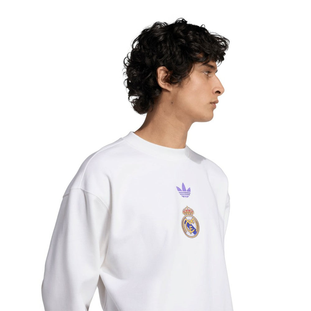 Real Madrid Lifestyler Sweatshirt White