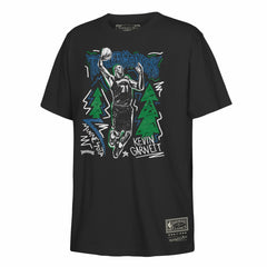 Kevin Garnett Minnesota Timberwolves Youth Chalked Up T-Shirt Black