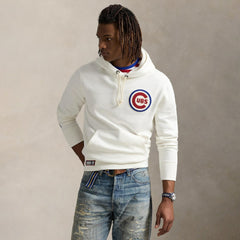 Cubs Polo Ralph Lauren Fleece Hoodie - White Hoodies
