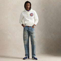Cubs Polo Ralph Lauren Fleece Hoodie - White Hoodies